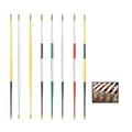 7,5' (ca 229 cm) Tournament Flag Stick Gul med sort bunn PA709-07